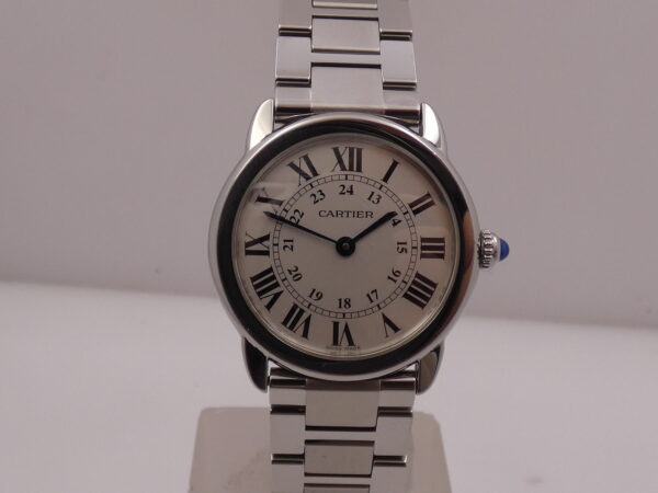 Cartier Ronde Solo de Cartier Lady 29mm 3601 - W6701004 With PAPERS ANNO 2017 Acciaio Braccialato