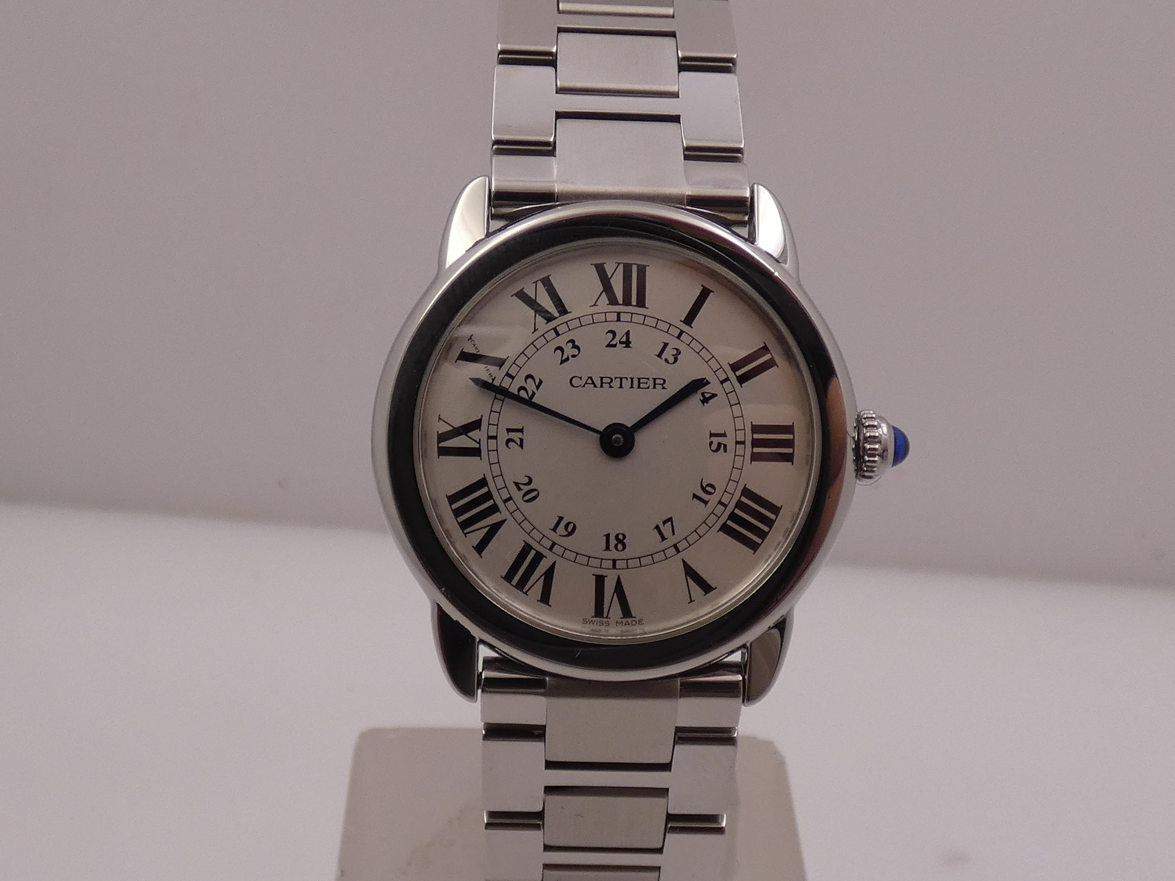 Cartier Ronde Solo de Cartier Lady 29mm 3601 - W6701004 With PAPERS ANNO 2017 Acciaio Braccialato - immagine 6
