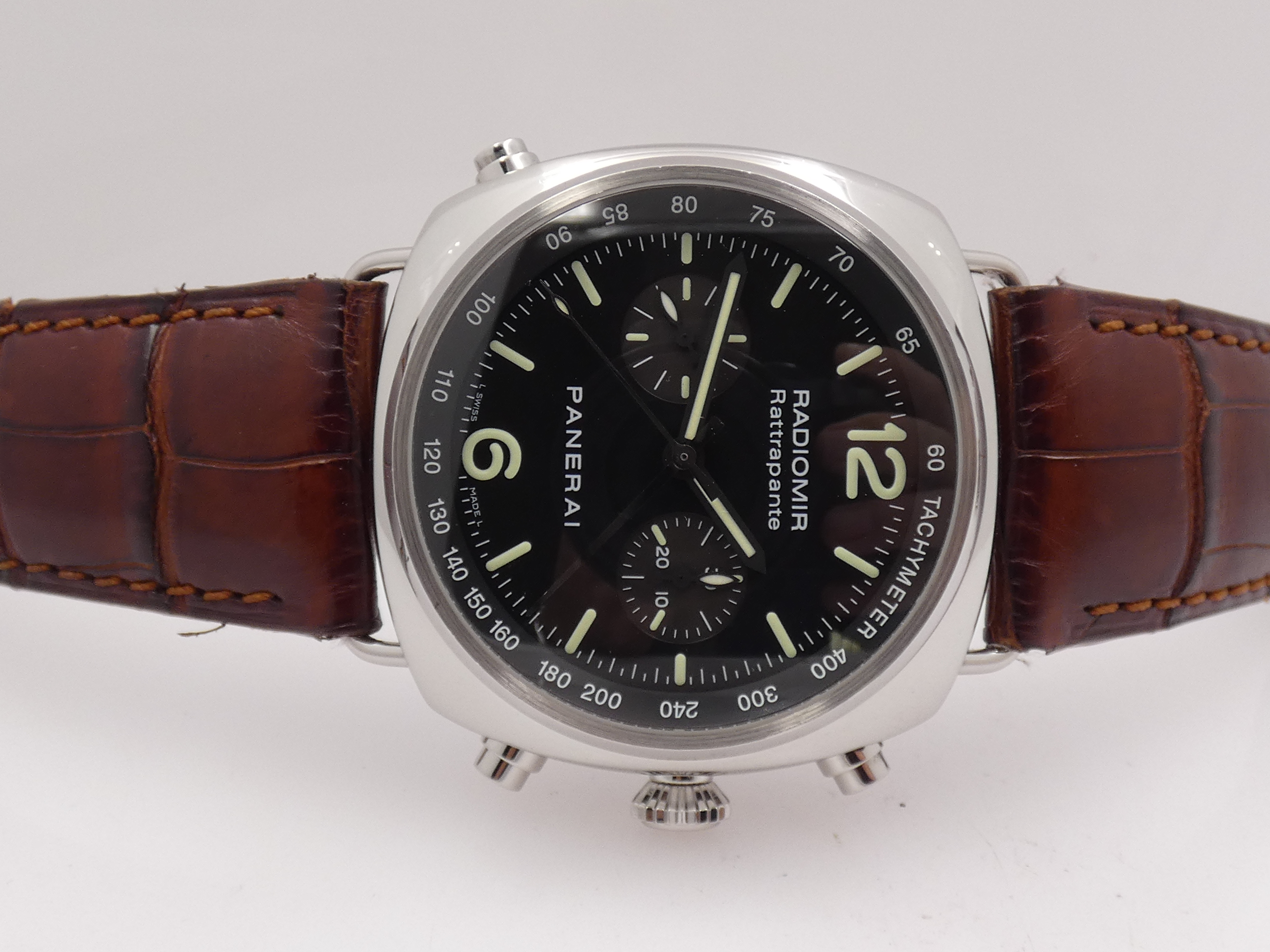 Cronografo Panerai Radiomir Rattrapante PAM00214 BOX&PAPERS Anno 2017 Automatico Acciaio OP6642 Limited Edition 1000pz Al Mondo - immagine 6