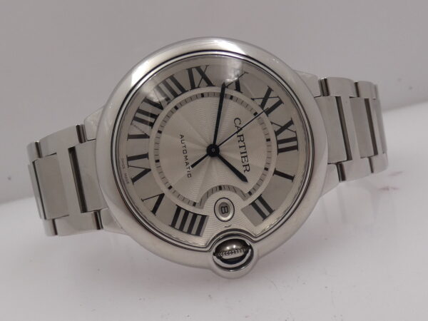 Cartier Ballon Bleu 42mm 3001 With PAPERS Anno 2014 Automatico Acciaio W69012Z4 Braccialato