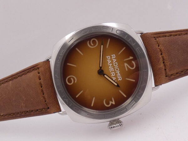 Panerai Radiomir 3 Days 47mm PAM00687 BOX&PAPERS Brown Sandwich Dial ANNO 2018 Limited Edition 1000pcs Carica Manuale Acciaio