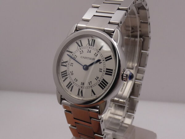 Cartier Ronde Solo de Cartier Lady 29mm 3601 - W6701004 With PAPERS ANNO 2017 Acciaio Braccialato