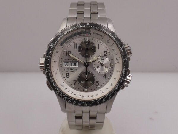 Cronografo Hamilton Khaki X-Wind Aviation Automatico 44mm H776260 Acciaio Braccialato ANNI '2000s