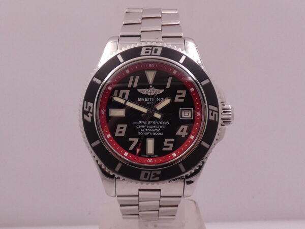Breitling Superocean 42 Chronometre A17364 With PAPERS Automatico Acciaio Braccialato