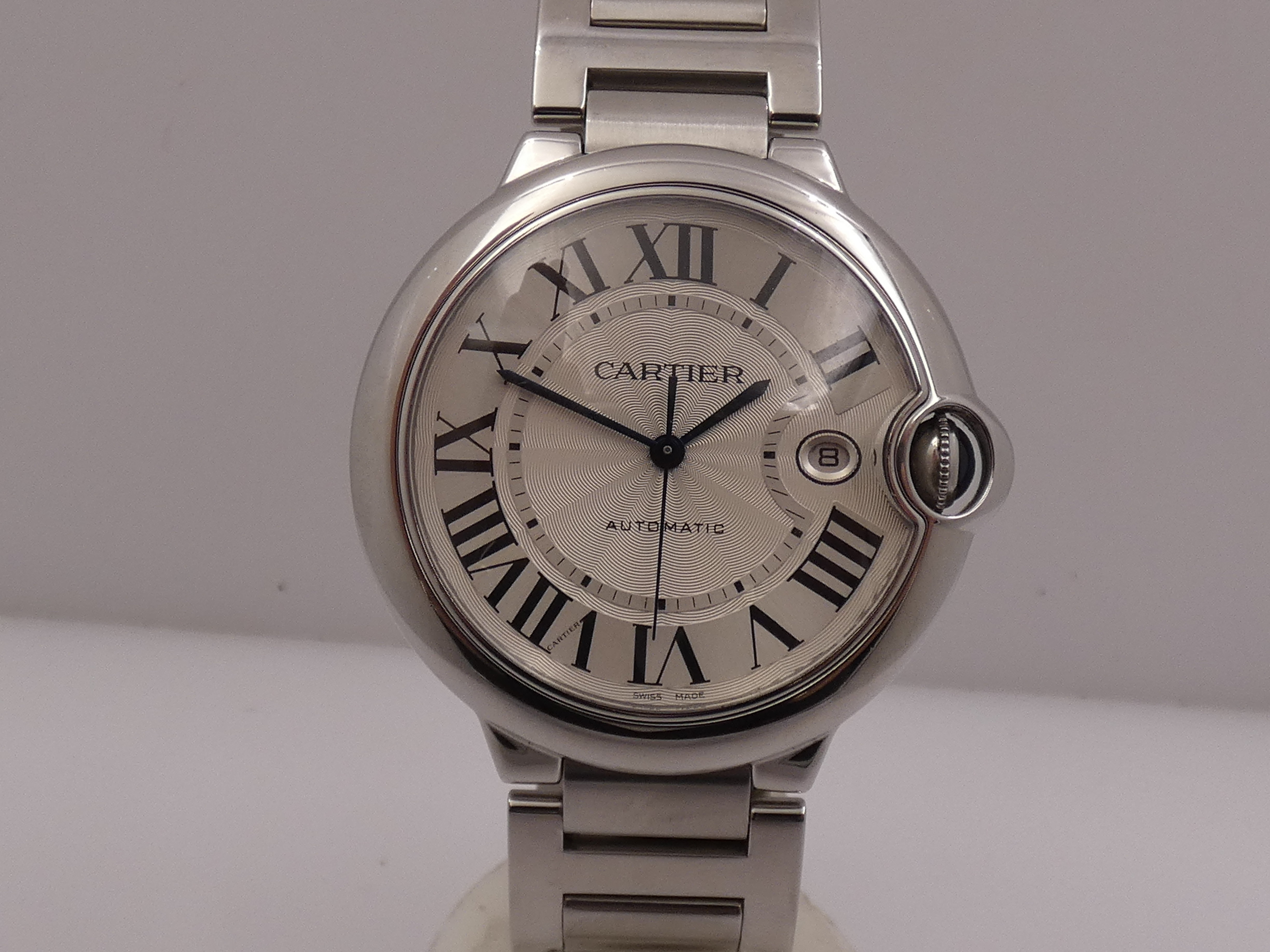 Cartier Ballon Bleu 42mm 3001 With PAPERS Anno 2014 Automatico Acciaio W69012Z4 Braccialato - immagine 8