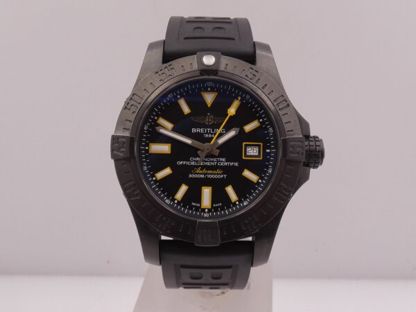 Breitling Avenger II Seawolf M17331 TOP CONDITION SOLO 50pz LIMITED EDITION BOX&PAPERS Anno 2014 Automatic Chronometer Acciaio & Black DLC