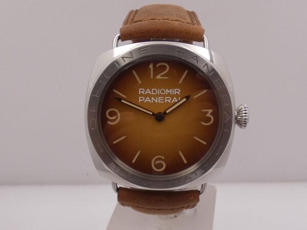 Panerai Radiomir 3 Days 47mm PAM00687 BOX&PAPERS Brown Sandwich Dial ANNO 2018 Limited Edition 1000pcs Carica Manuale Acciaio