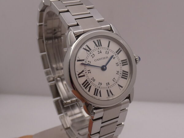 Cartier Ronde Solo de Cartier Lady 29mm 3601 - W6701004 With PAPERS ANNO 2017 Acciaio Braccialato