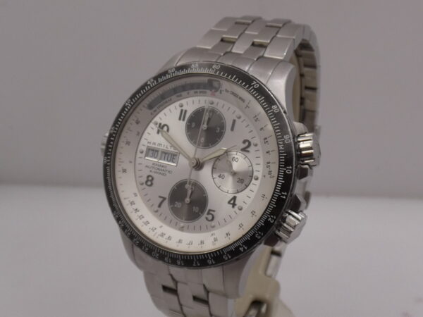 Cronografo Hamilton Khaki X-Wind Aviation Automatico 44mm H776260 Acciaio Braccialato ANNI '2000s