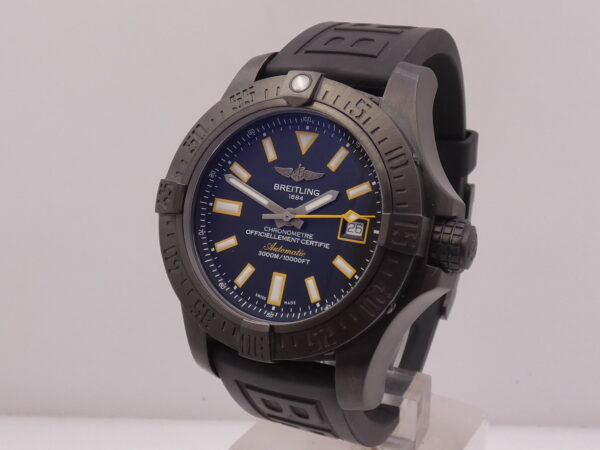 Breitling Avenger II Seawolf M17331 TOP CONDITION SOLO 50pz LIMITED EDITION BOX&PAPERS Anno 2014 Automatic Chronometer Acciaio & Black DLC