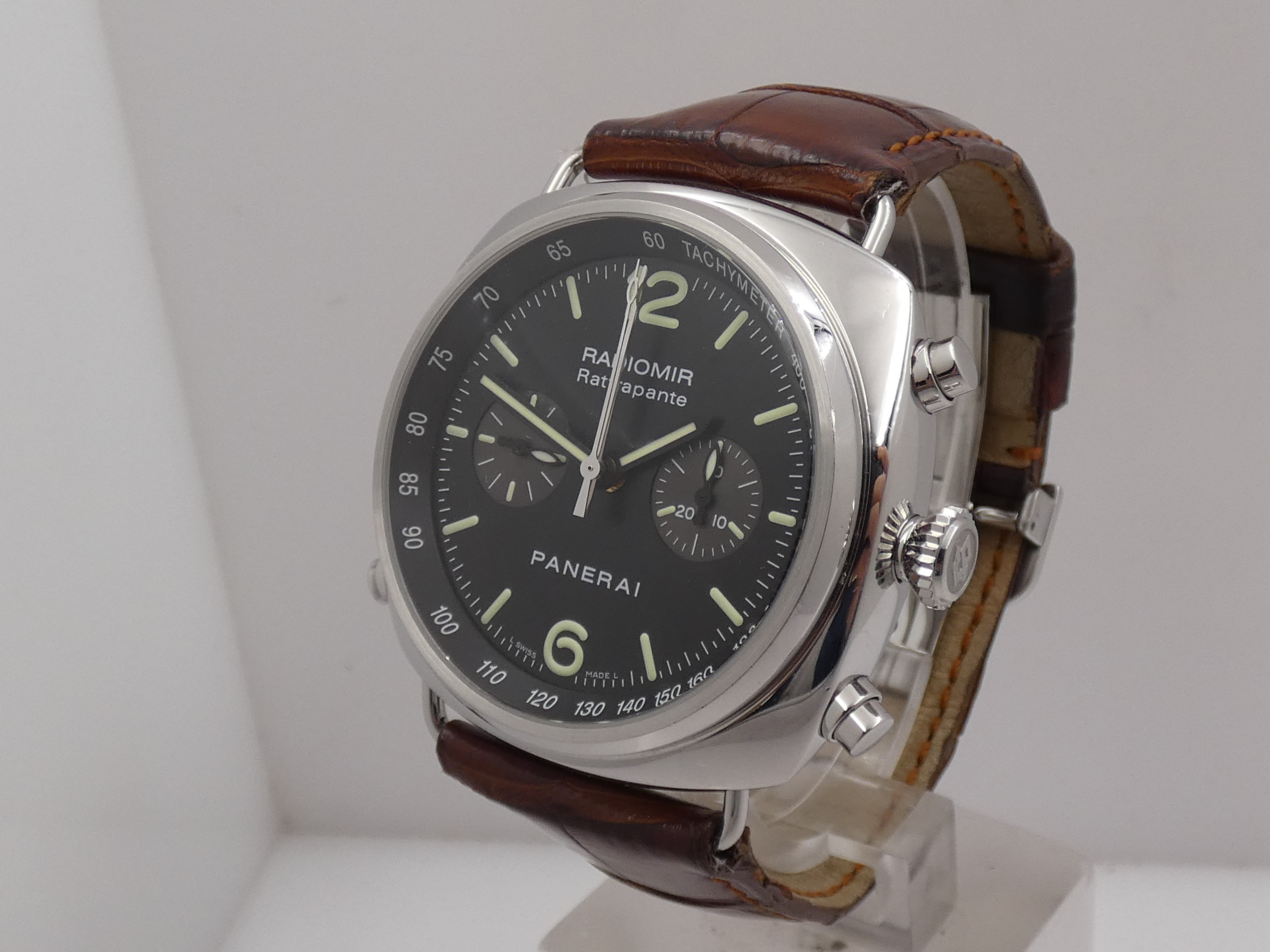 Cronografo Panerai Radiomir Rattrapante PAM00214 BOX&PAPERS Anno 2017 Automatico Acciaio OP6642 Limited Edition 1000pz Al Mondo - immagine 9