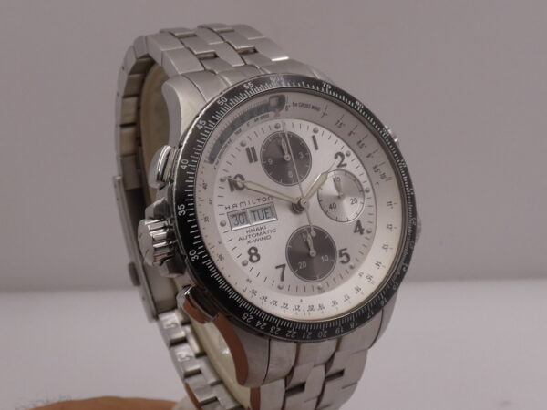 Cronografo Hamilton Khaki X-Wind Aviation Automatico 44mm H776260 Acciaio Braccialato ANNI '2000s