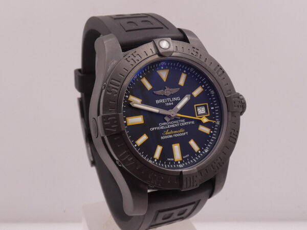 Breitling Avenger II Seawolf M17331 TOP CONDITION SOLO 50pz LIMITED EDITION BOX&PAPERS Anno 2014 Automatic Chronometer Acciaio & Black DLC