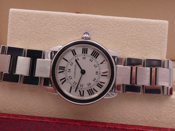 Cartier Ronde Solo de Cartier Lady 29mm 3601 - W6701004 With PAPERS ANNO 2017 Acciaio Braccialato