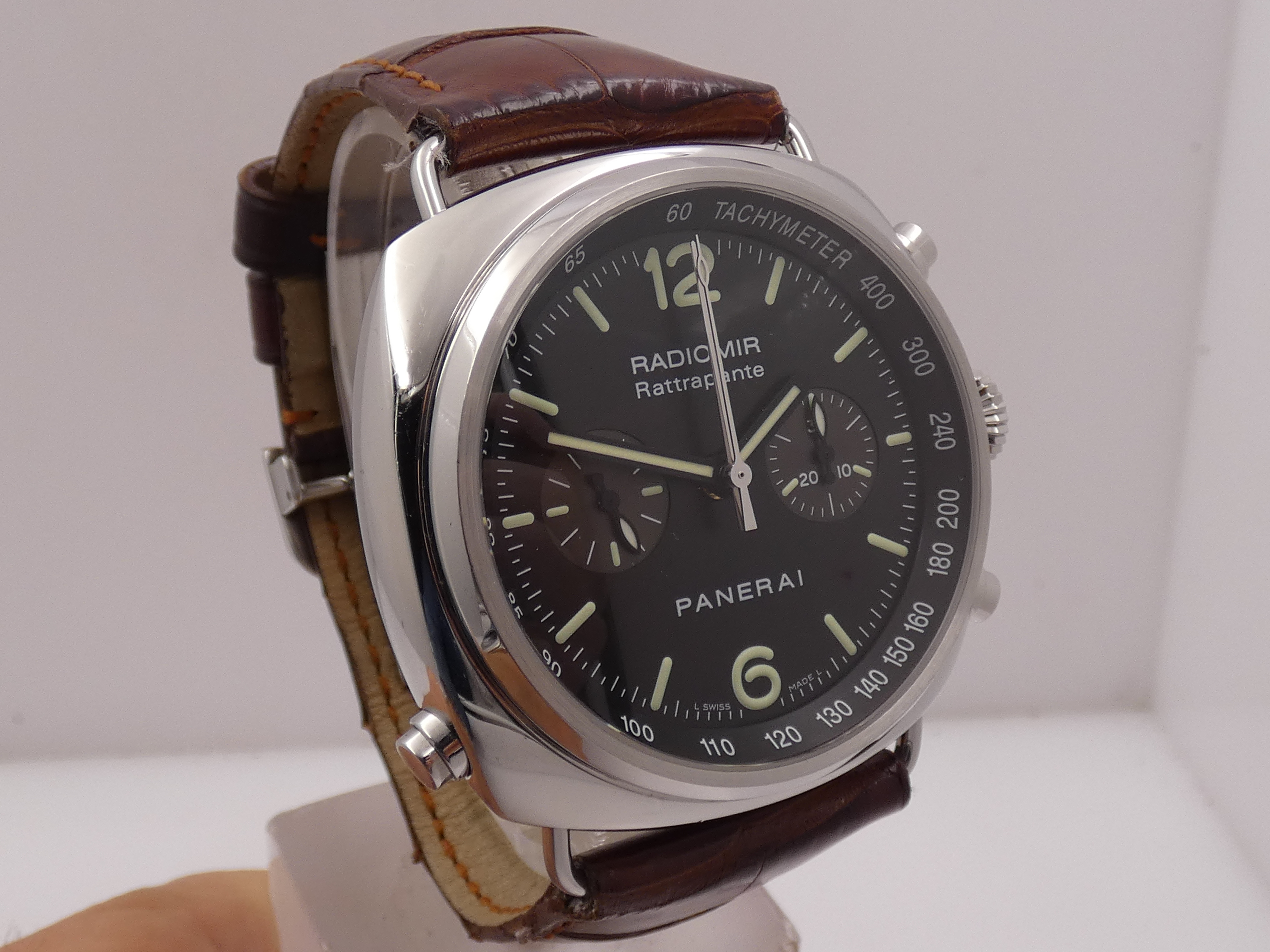 Cronografo Panerai Radiomir Rattrapante PAM00214 BOX&PAPERS Anno 2017 Automatico Acciaio OP6642 Limited Edition 1000pz Al Mondo - immagine 10